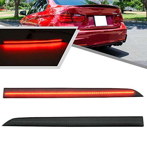 Amazon | レッドLEDリアバンパーリフレクターライト 2個 BMW 3シリーズ